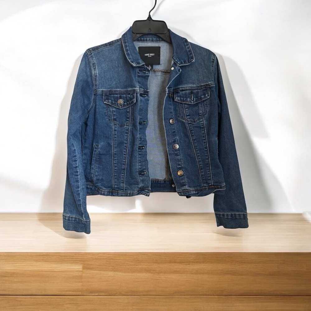 Nine West Denim Blue Women's Jacket